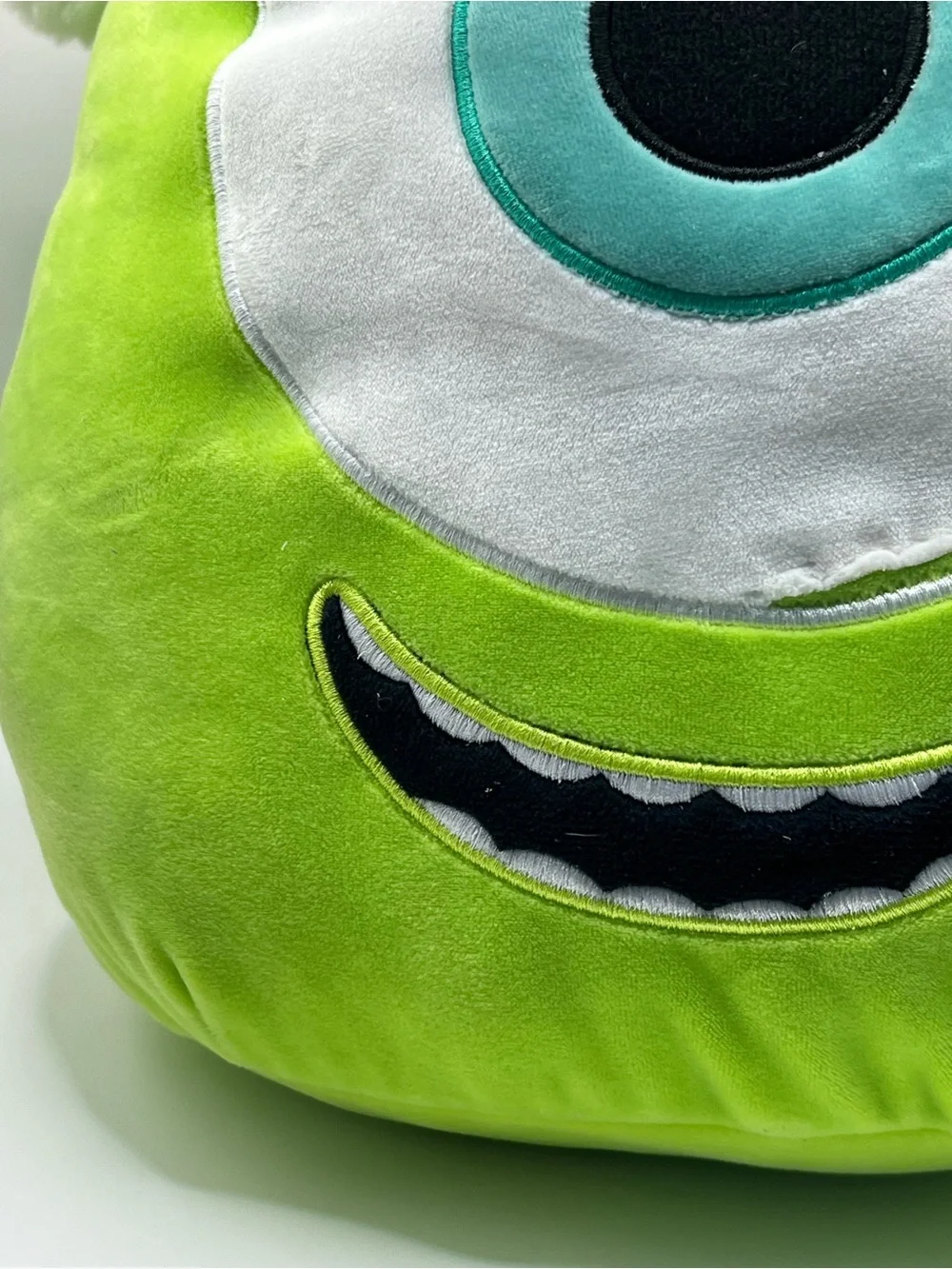 Disney Monsters Inc Mike Wazowski Squishmallow Plush Toy Santa Hat Christmas